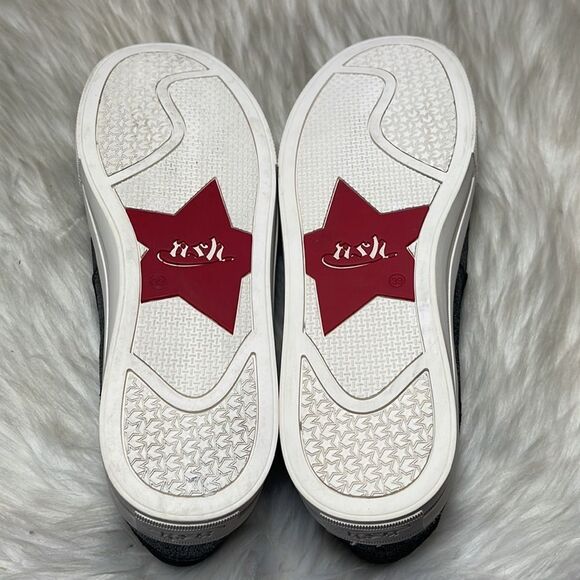 Ash Jungle Pewter Leather Platform Slip On Sneakers Sz 39/8 - Picture 6 of 7